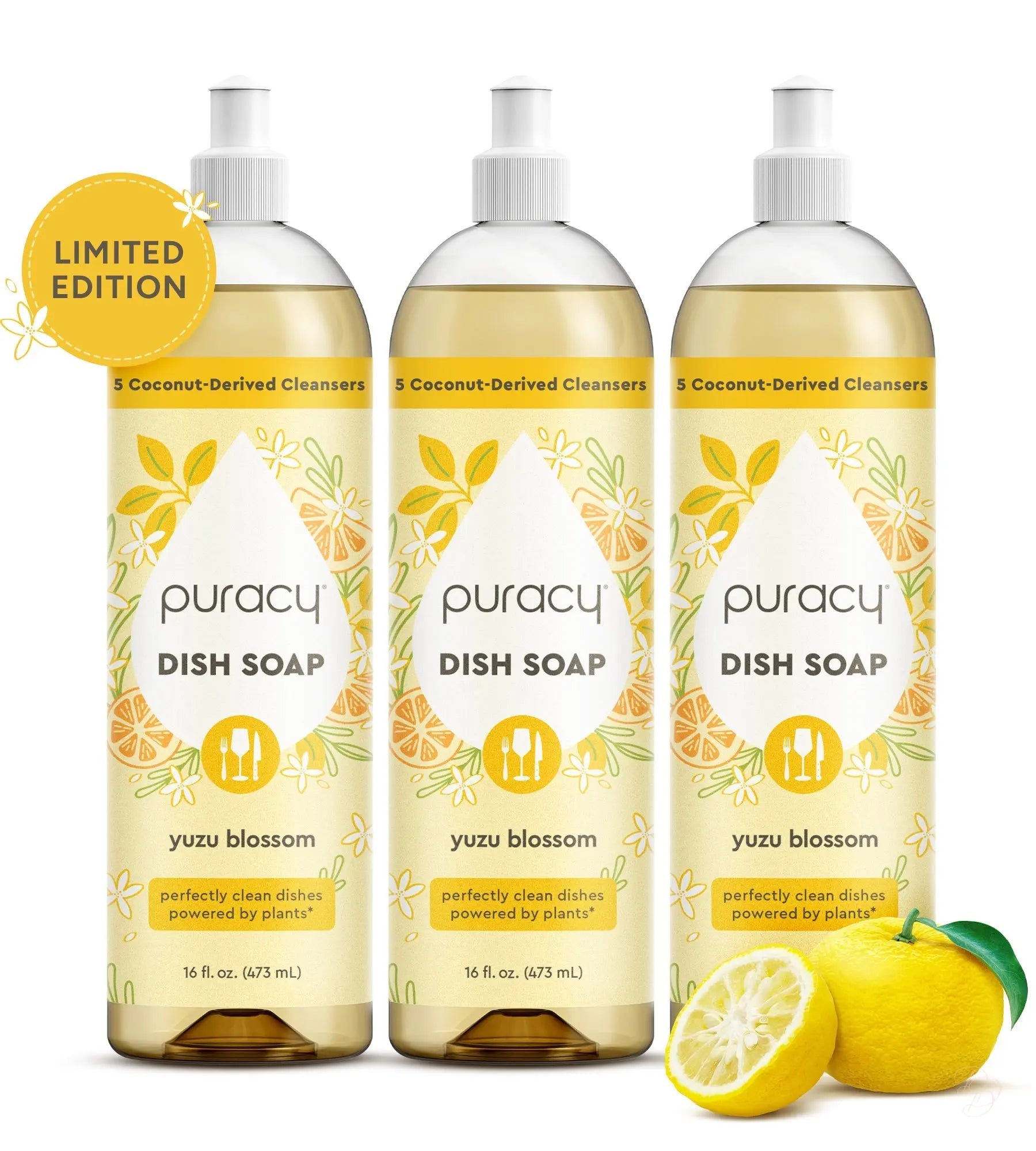 Plant-Based Dish Soap: The Concentrated, Gentle Grease-Fighter Puracy