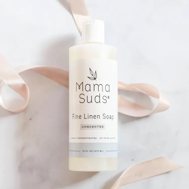 MamaSuds Fine Linen Soap | Non-Toxic Delicate Wash for Fine Fabrics DC-MamaSuds