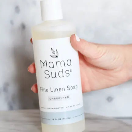 MamaSuds Fine Linen Soap | Non-Toxic Delicate Wash for Fine Fabrics DC-MamaSuds