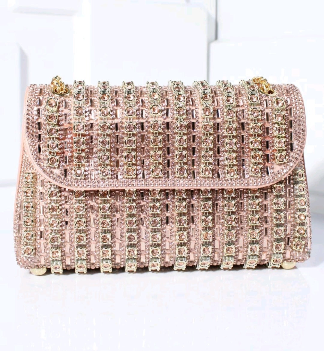 Elegant Evening Bag with Rhinestone Accents – Trendy Crossbody for Parties & Fall Fashion