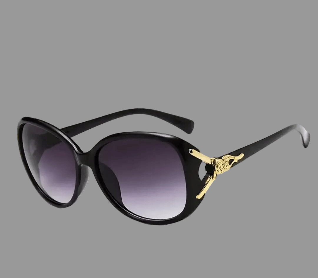 Round Polarized Sunglasses-Fox Emblem Round Polarized Sunglasses - Dias Dazzling Discoveries