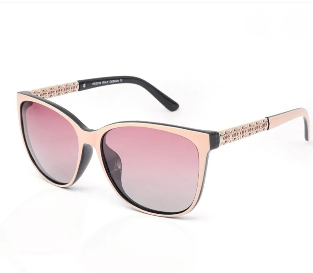 Womens Ombre Lense-Square Sunglasses Trendy Casual Fashion