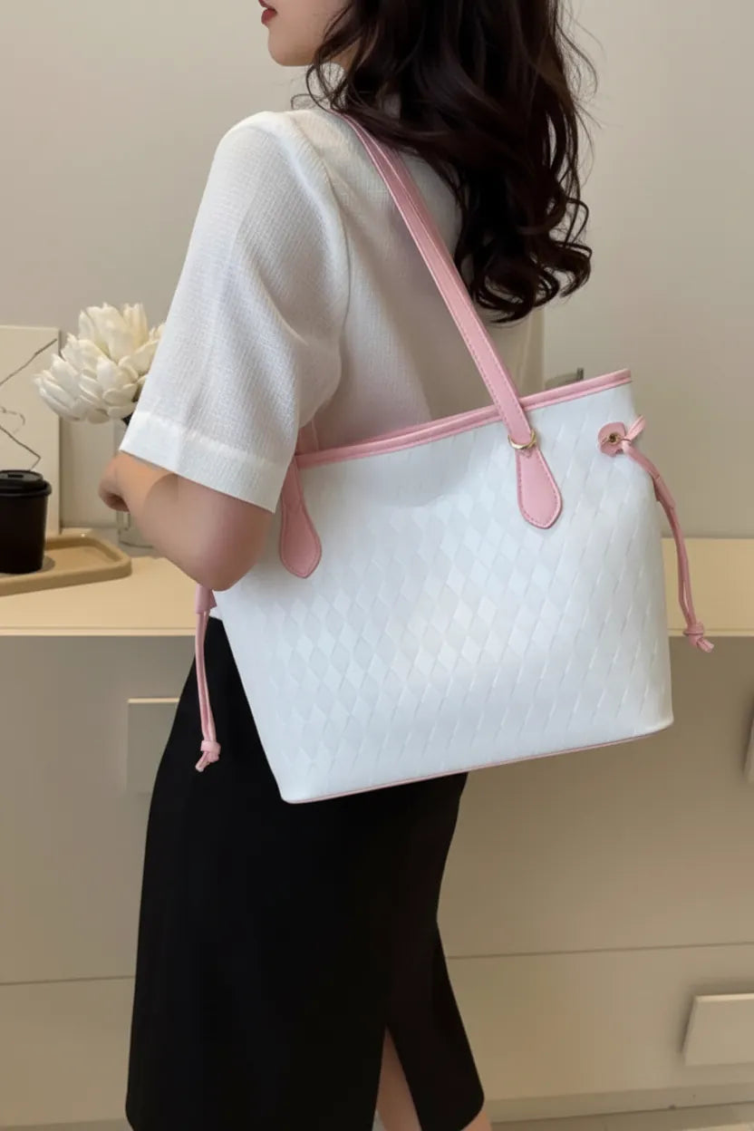 Woven Pattern Tote Bag Woven Pattern Tote Bag