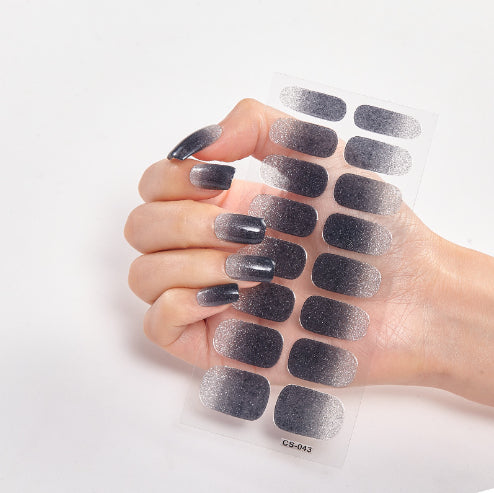 Salon-Quality Shine – Pure Color Nail Wraps CJ