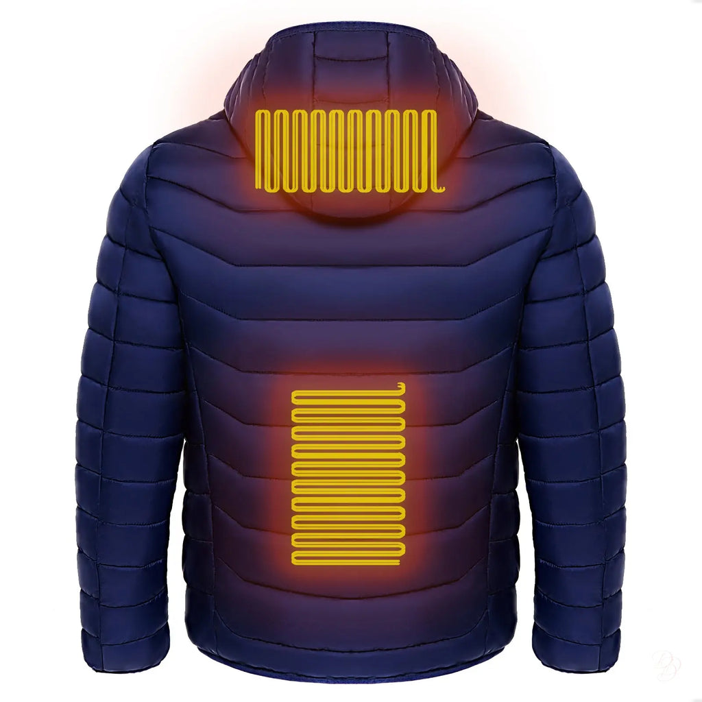 Conquer the Cold: The Heated Jacket with USB Power- Unisex CJ