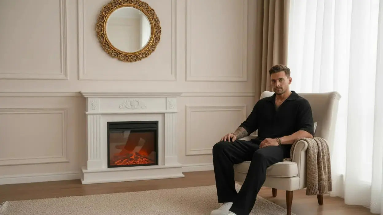 Men's Plus Size Half Sleeve Top and Pants Set Trendsi