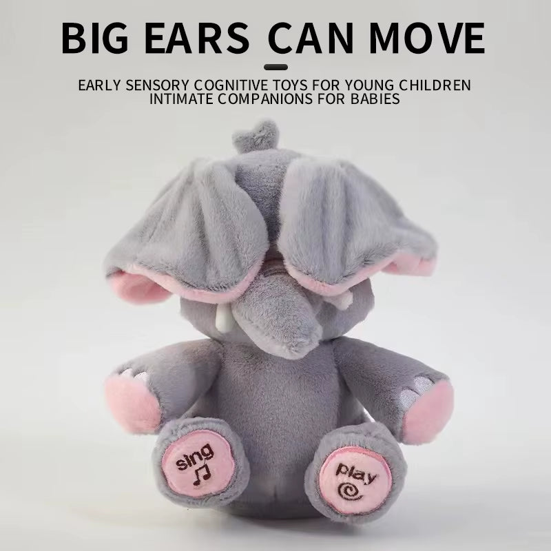 Interactive Musical Elephant Toy for Babies | Animated Plush Pet