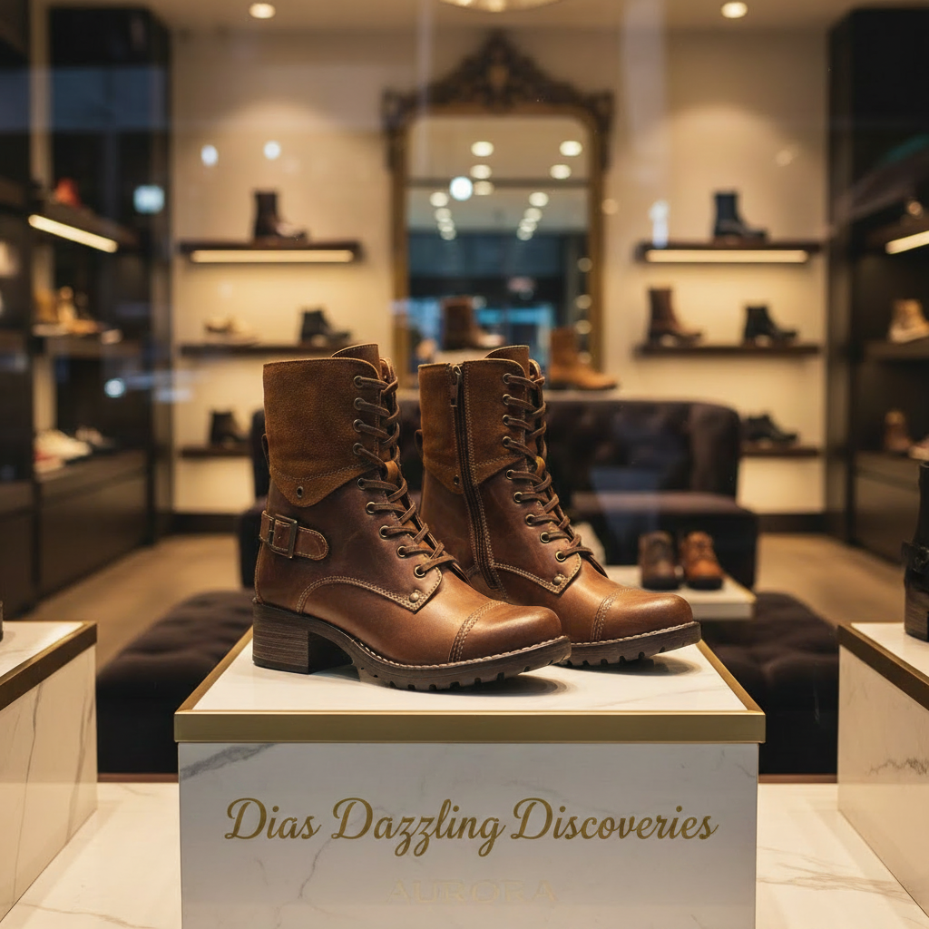 Lace-Up Block Heel Boots Lace-Up Block Heel Boots - Dias Dazzling Discoveries