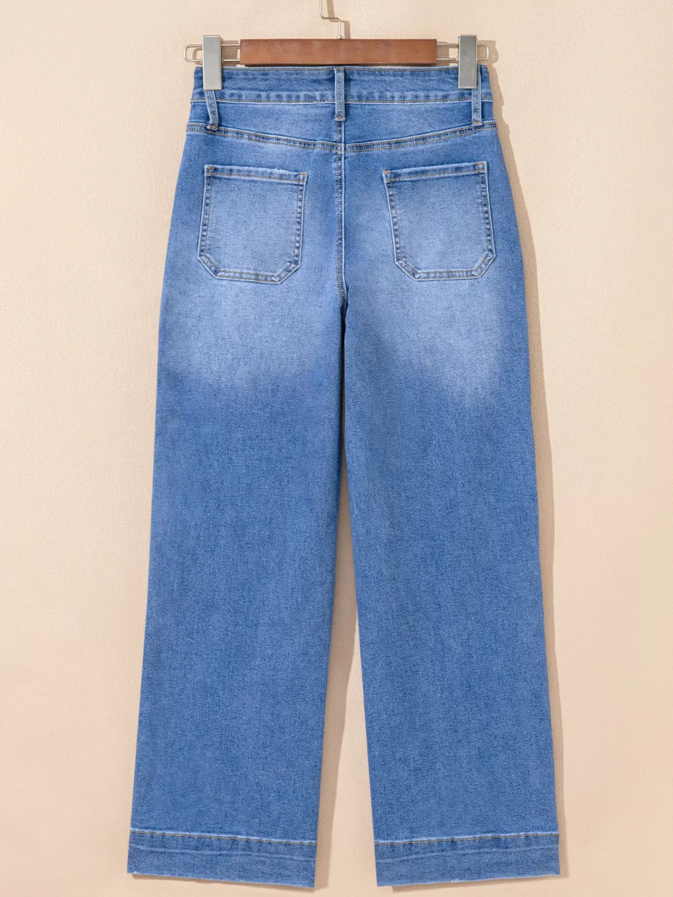 🔥 High-Waisted Wide Leg Flare Jeans – Retro Vibes, Modern Confidence