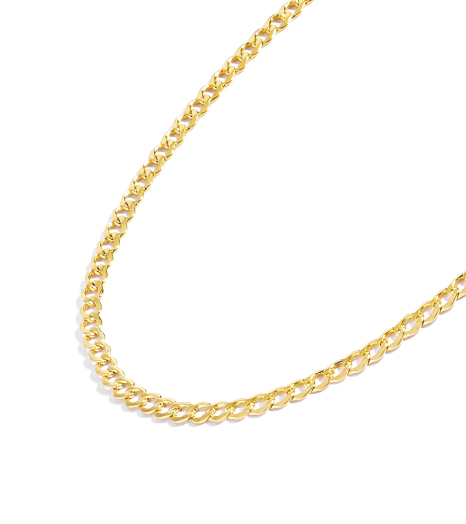 Gold Chain Necklace Collection - 14K Solid Yellow Gold Filled Miami Cuban Curb Link Chain Necklaces for Women and Men w