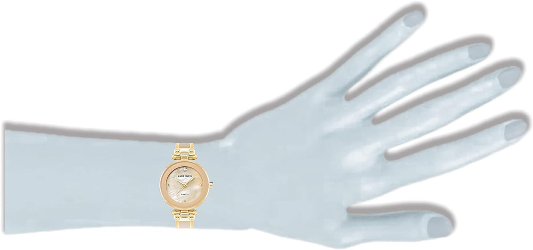 Anne Klein Diamond-Accented Bangle Watch – Timeless Elegance Meets Everyday Sophistication