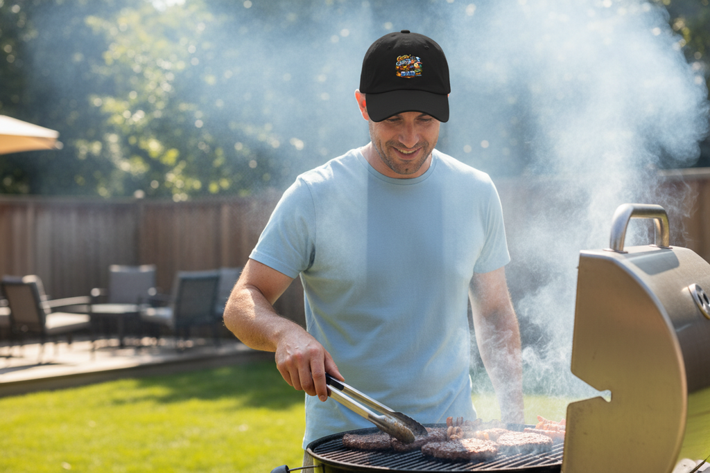 The "Grill Master" Signature Dad Hat | Low-Profile Cotton BBQ Cap