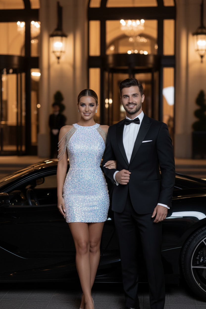Sequin Embellished Bodycon Mini Dress – All Sizes, All the Shine Trendsi