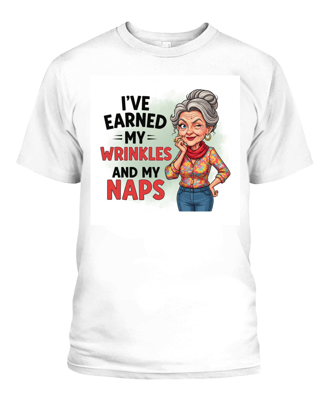 Humorous Midlife Statement Comfortable T-Shirt for Men & Women