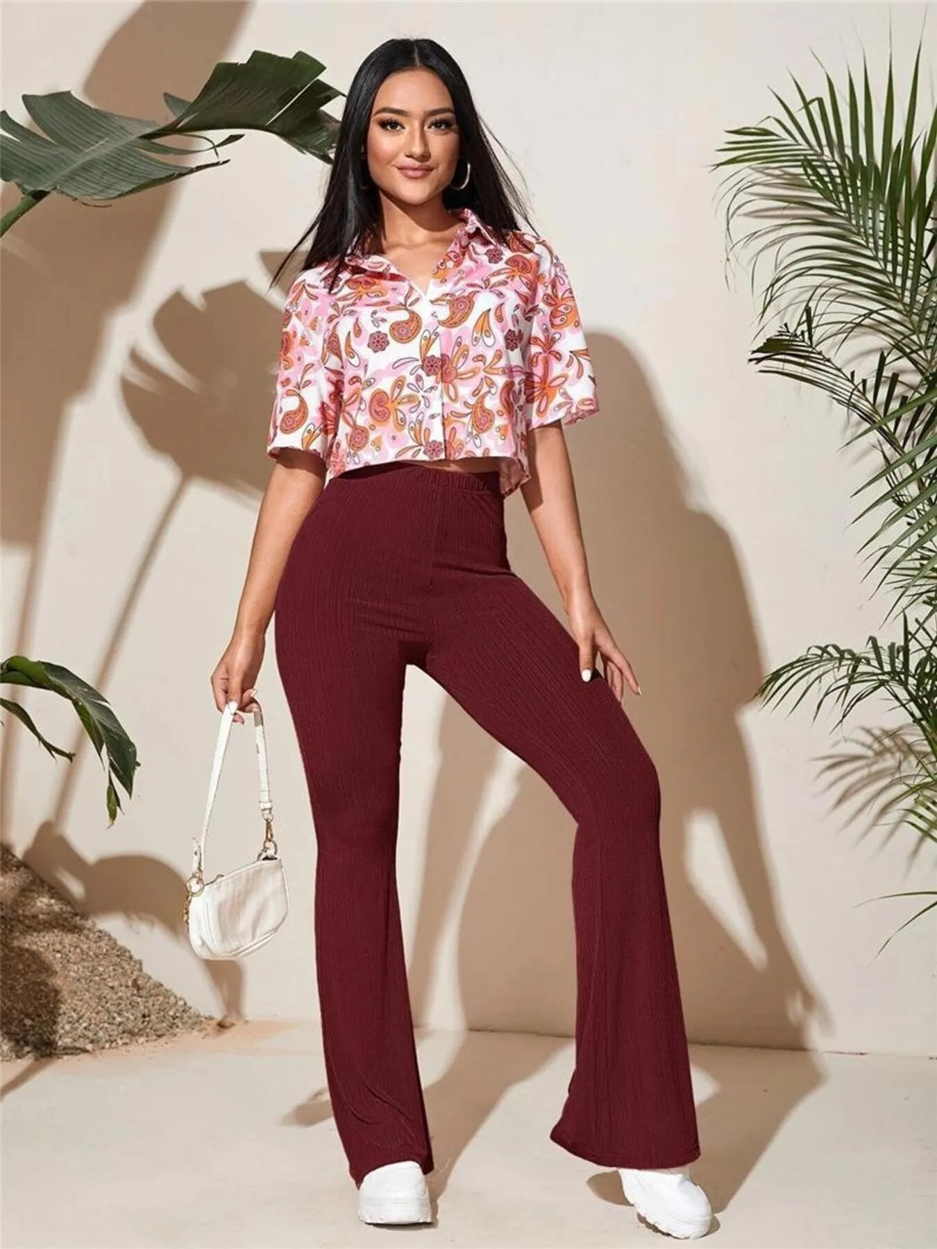 ✨ High Waist Flared Pant Suit – Dazzle Beyond the Tag