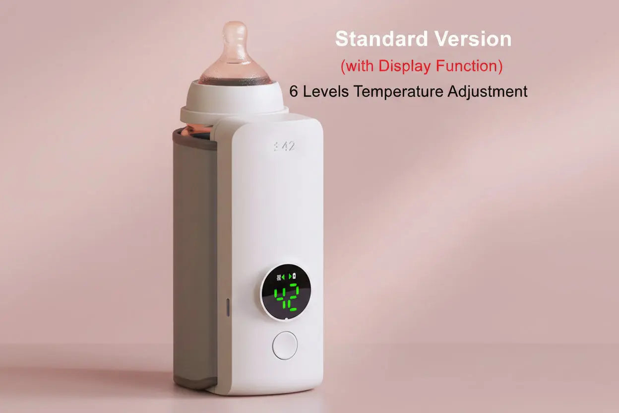 Portable Wireless Baby Bottle Warmer product detail image highlighting the warmer's design.