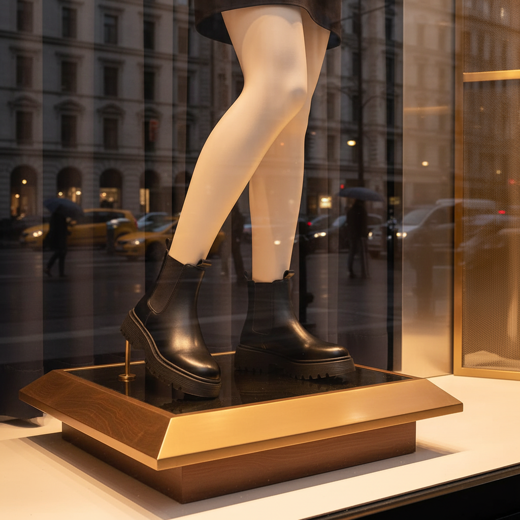 Strut Bodly-Round Toe Platform Boots Trendsi