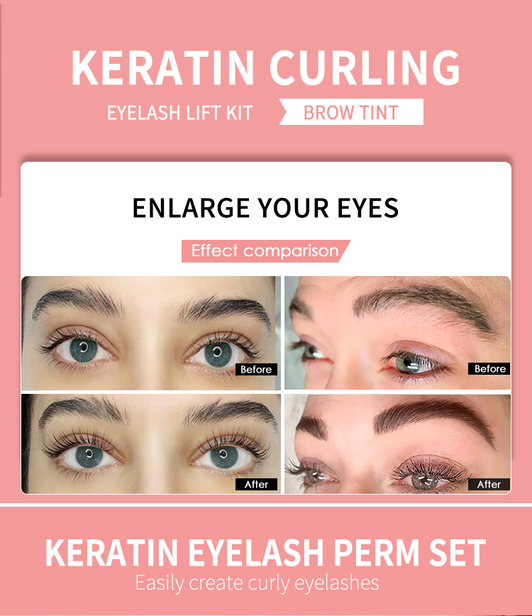 Professional Lash Lift & Eyebrow Tint Kit CJ