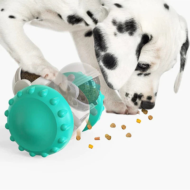 Dog Puzzle Toys Pet Food Interactive Tumbler Slow Feeder Funny Toy -Treat Dispenser for, Dogs & Cats
