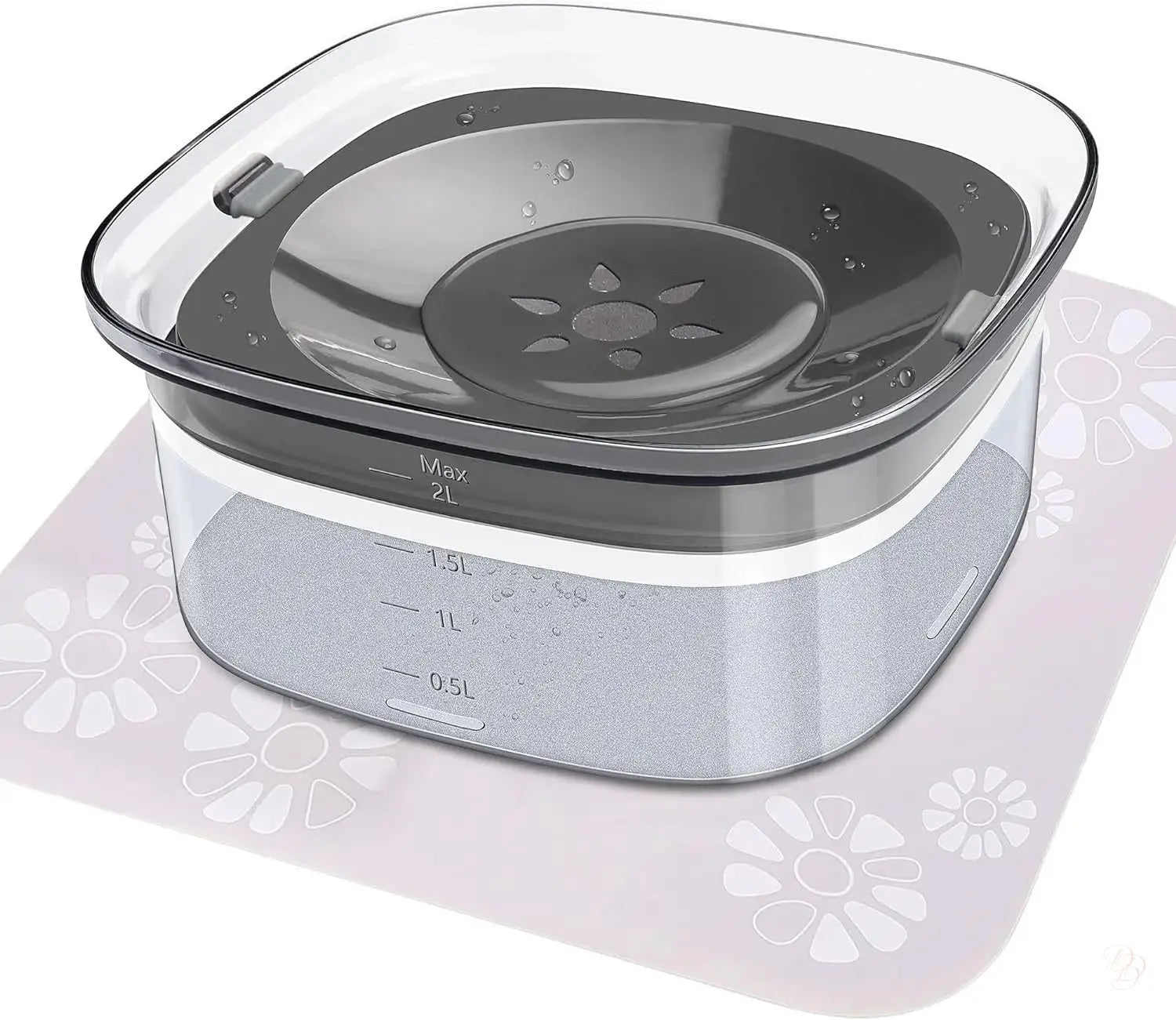 "The Dazzling 2L No-Spill Slow-Feeder: Hydration Made Spotless" CJ