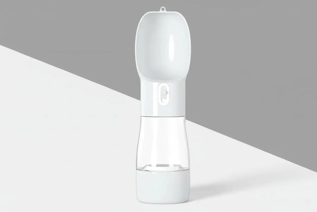 "2-in-1 "No-Mess" Pet Portable Water & Snack Dispenser for Adventures Leak-Proof CJ