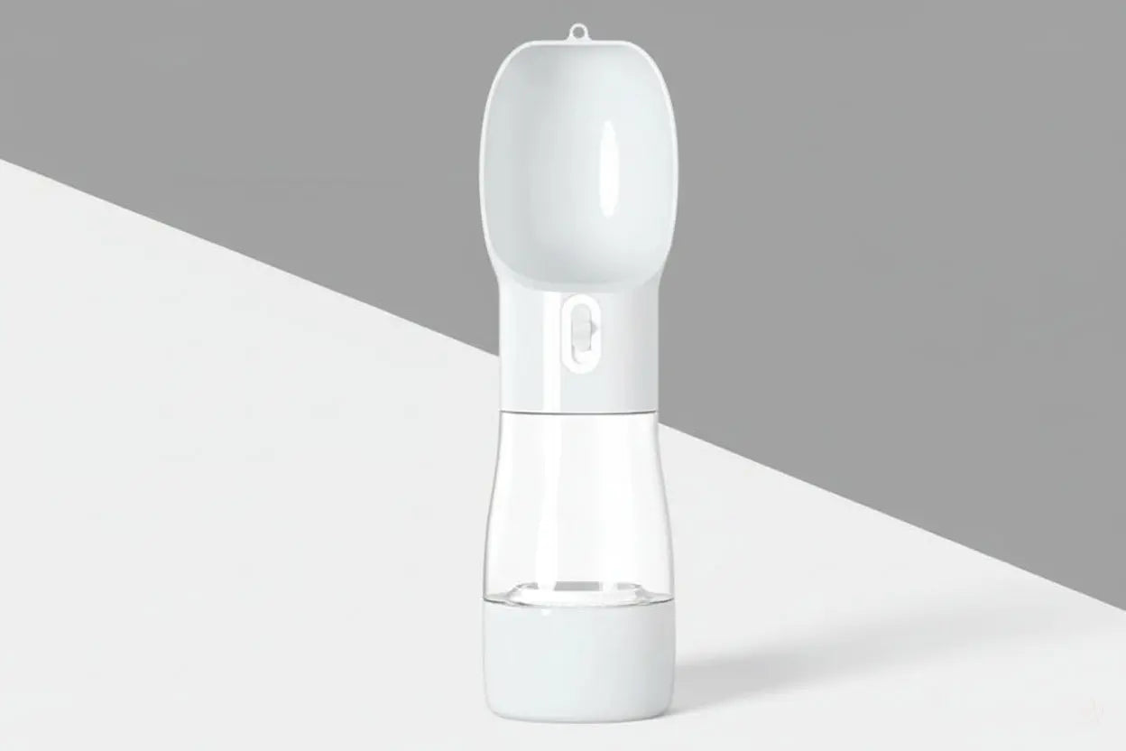 "2-in-1 "No-Mess" Pet Portable Water & Snack Dispenser for Adventures Leak-Proof CJ