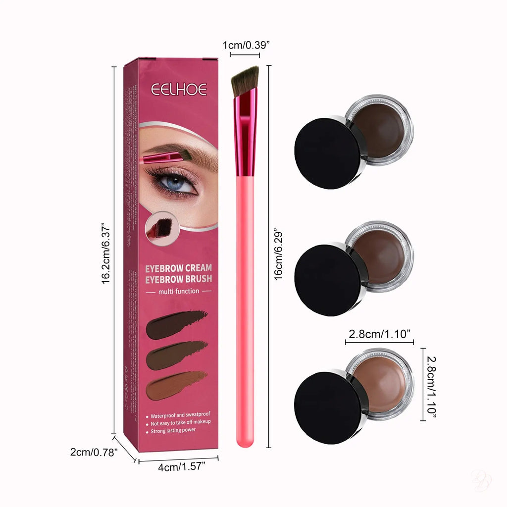 Multi-Functional Eyebrow Brush Set – Fill, Shape & Define Brows CJ