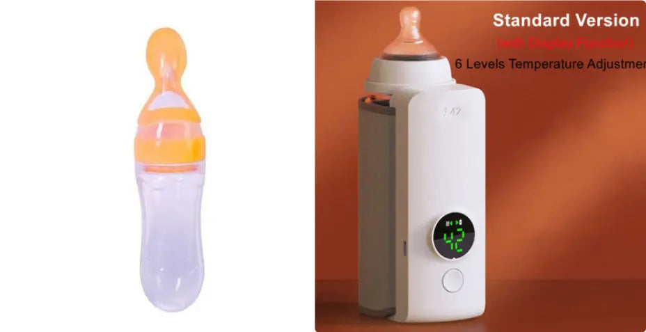 Portable Wireless Baby Bottle Warmer – USB Rechargeable & Travel-Ready CJ