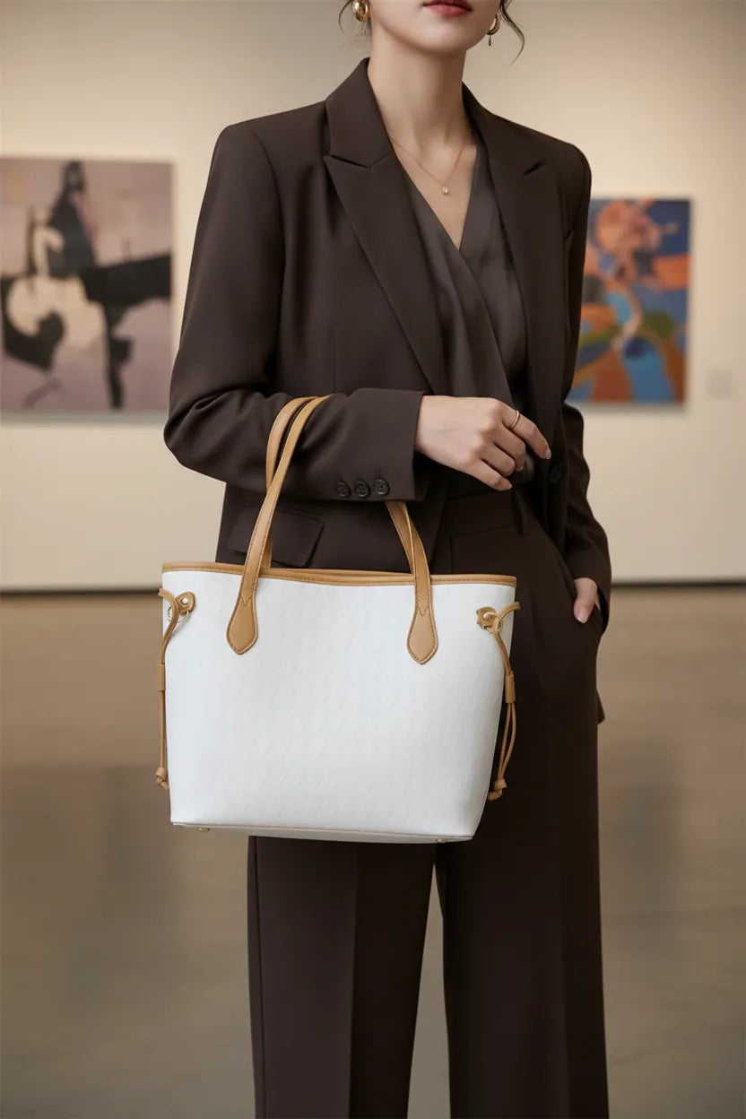 Woven Pattern Tote Bag Woven Pattern Tote Bag