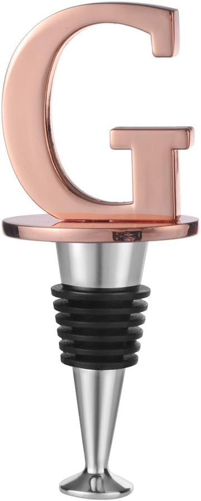 Prosecco Stopper - Personalized Rose Gold Wine Stopper