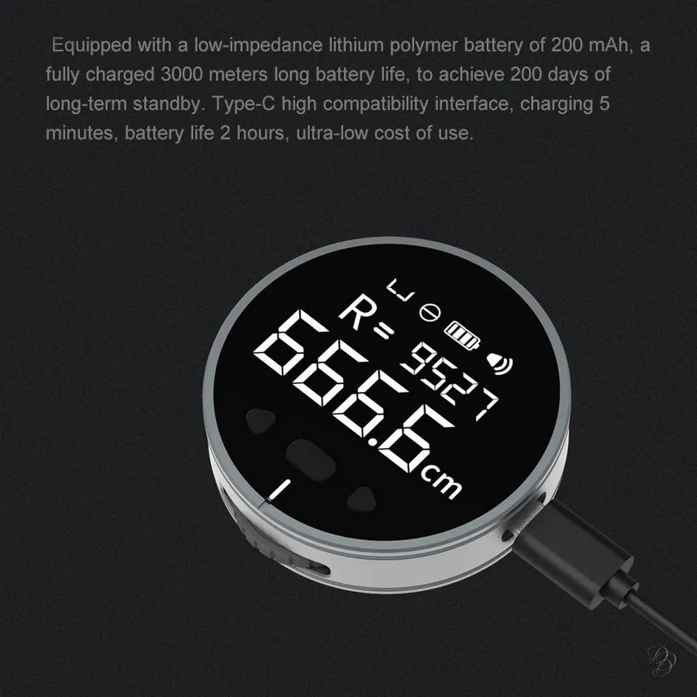 Precision Digital Measuring Ruler – 99m High-Definition Electronic Tape CJ