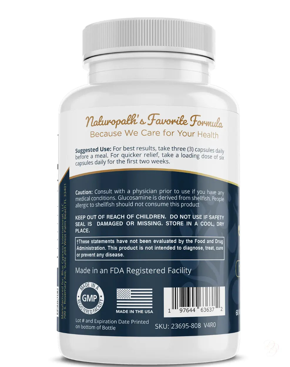 Joint Support - Glucosamine Sulfate Master Formula DC-My Balance Nutrisentials