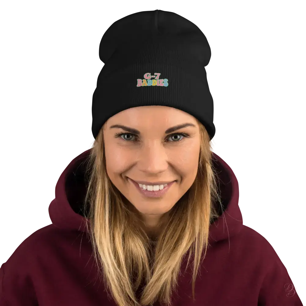 Embroidered Beanie Dias Dazzling Discoveries