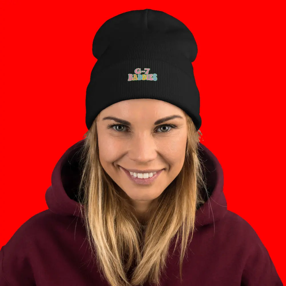 Embroidered Beanie Dias Dazzling Discoveries