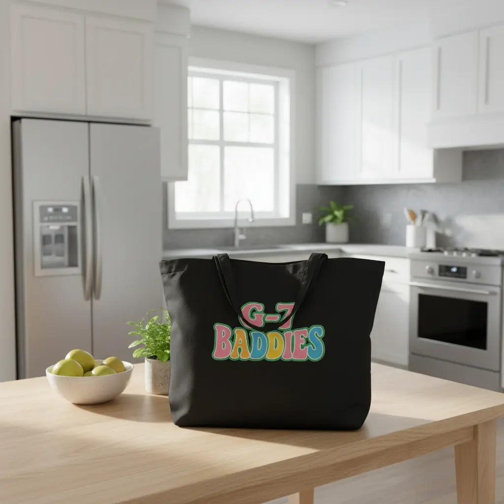 👑 The G7 - Group 7 Organic Cotton Tote Bag Dias Dazzling Discoveries