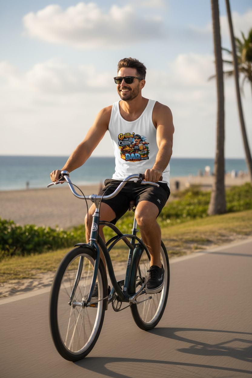 Men's "Grill Sergeant" Premium Backyard Tank Top