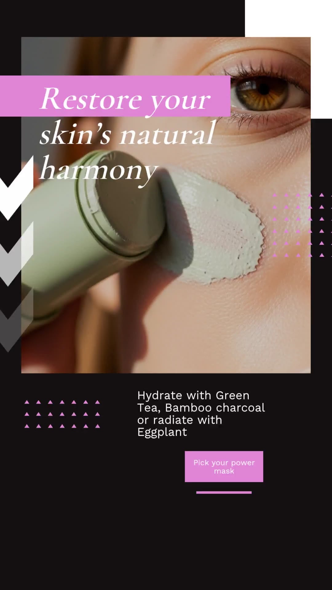 Green Tea Solid Mud Mask Moisturizing Deep