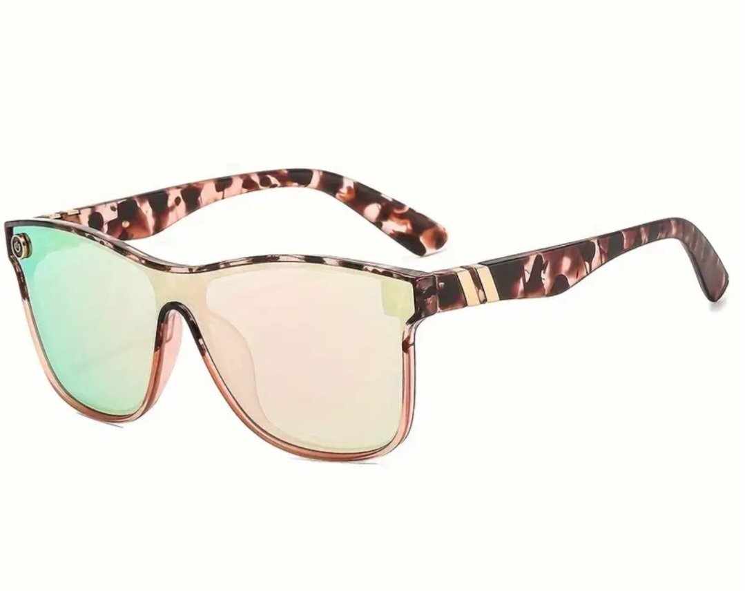 Trendy Leopard Pattern Frame Eyeglasses for Women & Men - Light Blocking Glasses