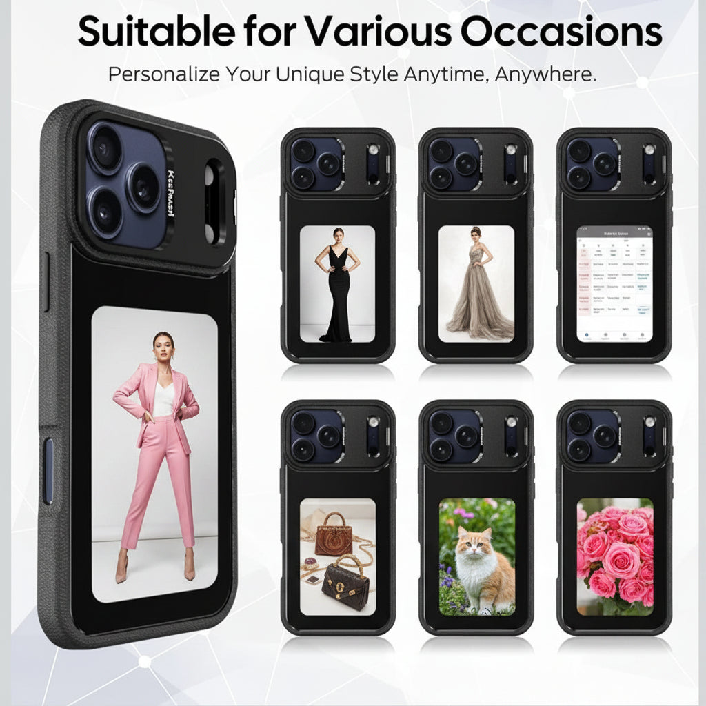 Custom E-Ink Phone Case for iPhone – NFC Smart Photo Display | Gift for Moms & Parents