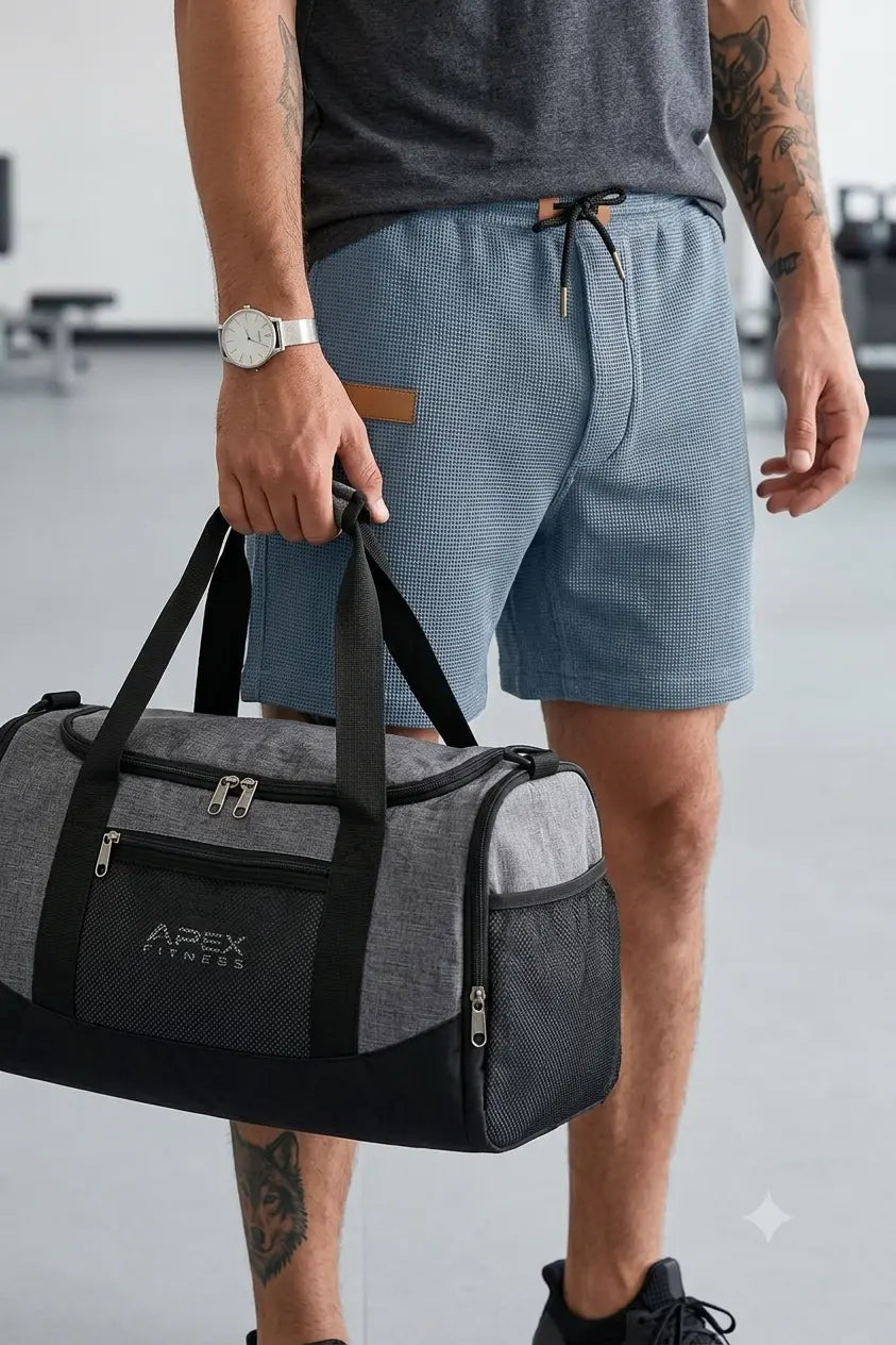 Men’s Premium Waffle Knit Shorts – Regular Fit Premium Waffle Shorts Mens | Men’s Regular Fit Shorts