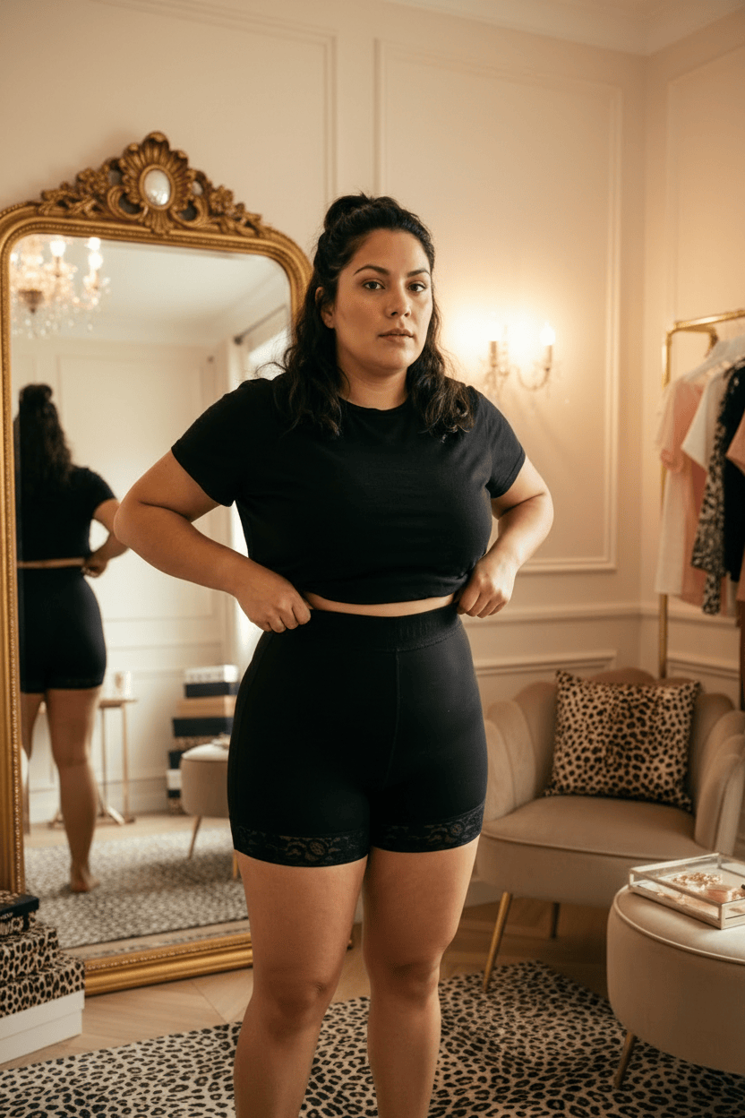 Shapewear Curve Confidence Lace Shaping Shorts Curve Confidence Lace Shaping Shorts - Dias Dazzling 