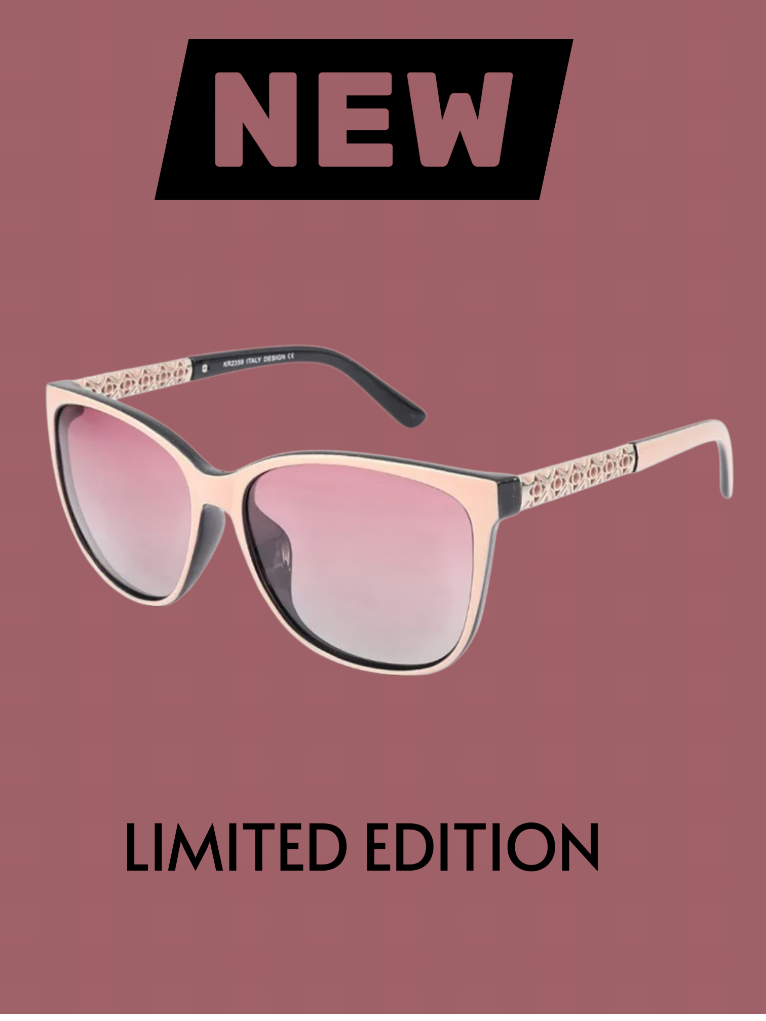 Womens Ombre Lense-Square Sunglasses Trendy Casual Fashion