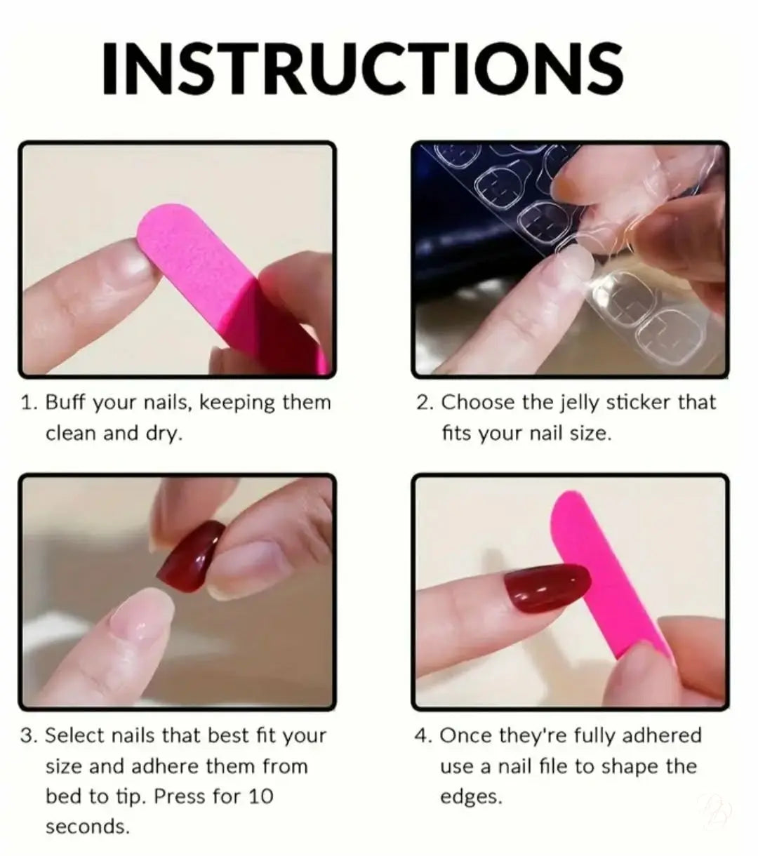 Butterfly Armor Press‑On Nails – Ultra‑Thin, Seamless, Sweet INS Style CJ