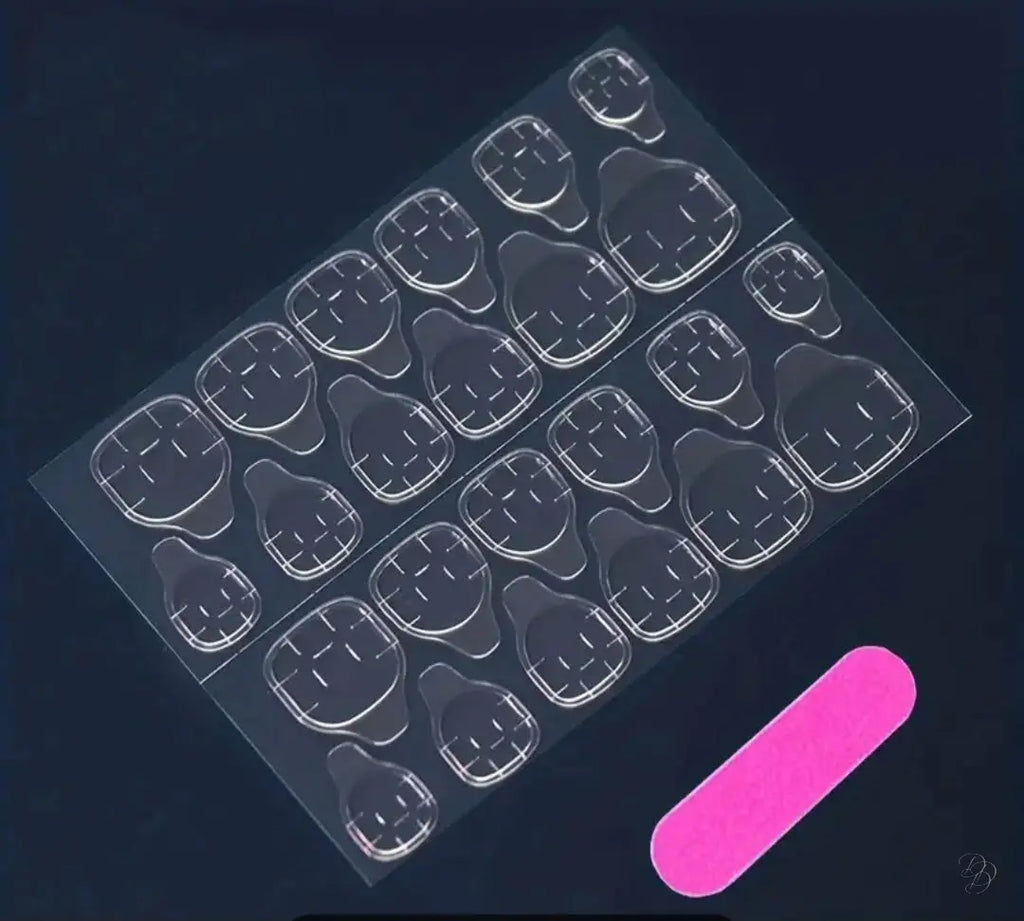 Y2K Glitter & Diamond Press-On Nails | Butterfly Luxury Square Edition Dias Dazzling Discoveries