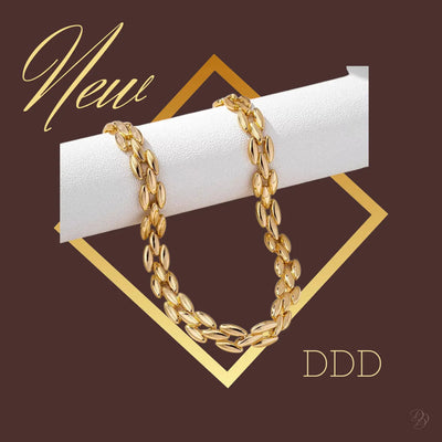 18K Gold-Plated Chunky Necklace Trendsi