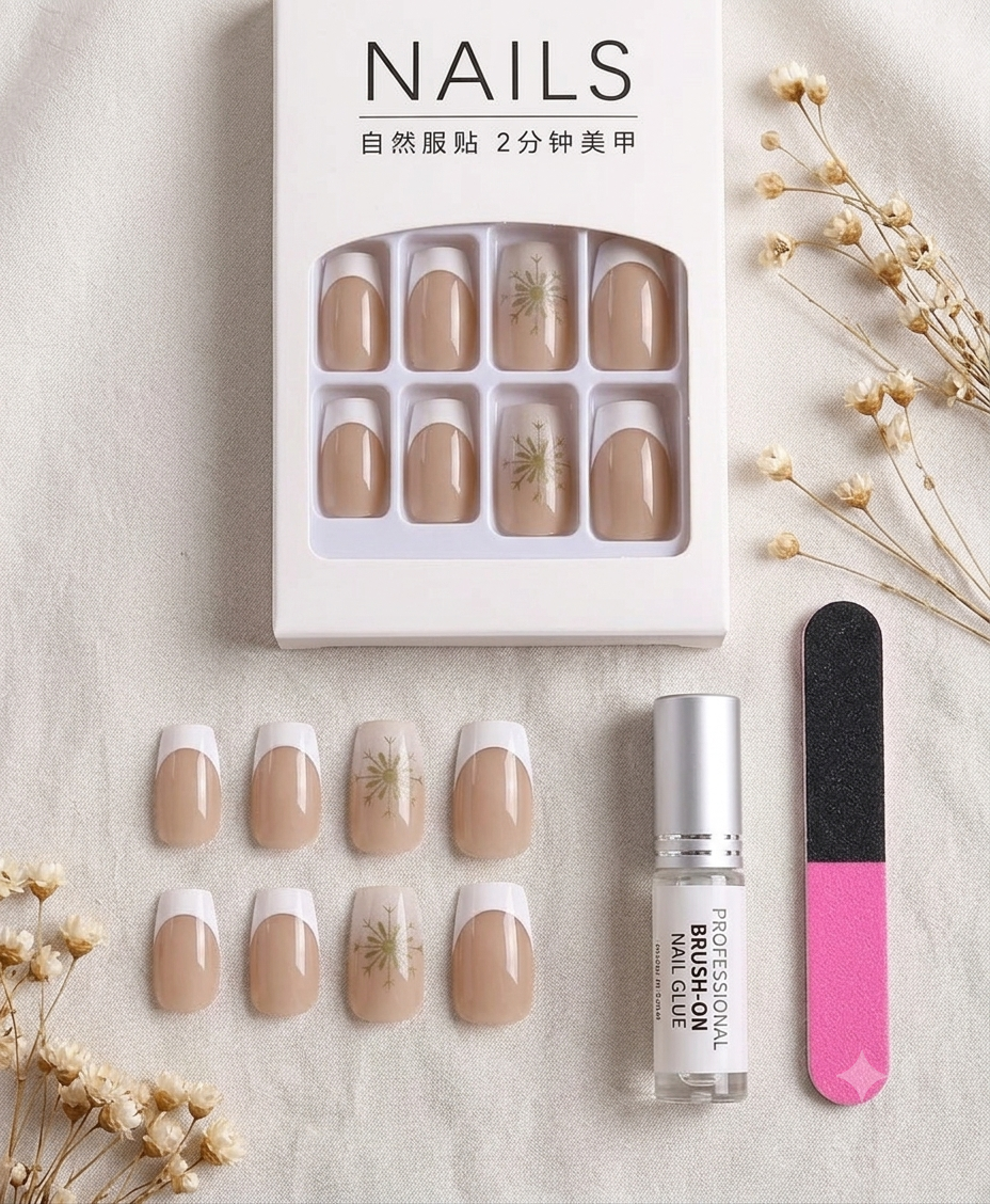 Square Press-On Nails – Trendy Multi-Design Manicure Sets Square Press-On Nails – Trendy Multi-Design Manicure Sets