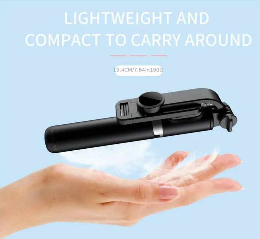 ✨ Dias Dazzling Discoveries: Tripod Selfie Stick Travel Tripod (40-Inch, Black)