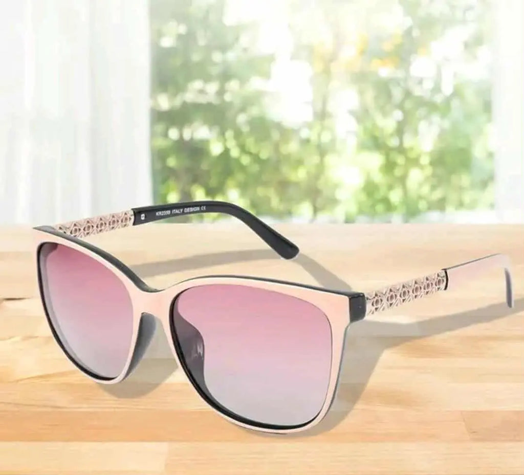 Tortoise Shell pattern Flat Top-unisex. Polarized lens- Sunglasses Dias Dazzling Discoveries