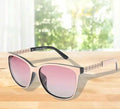 Tortoise Shell pattern Flat Top-unisex. Polarized lens- Sunglasses Dias Dazzling Discoveries