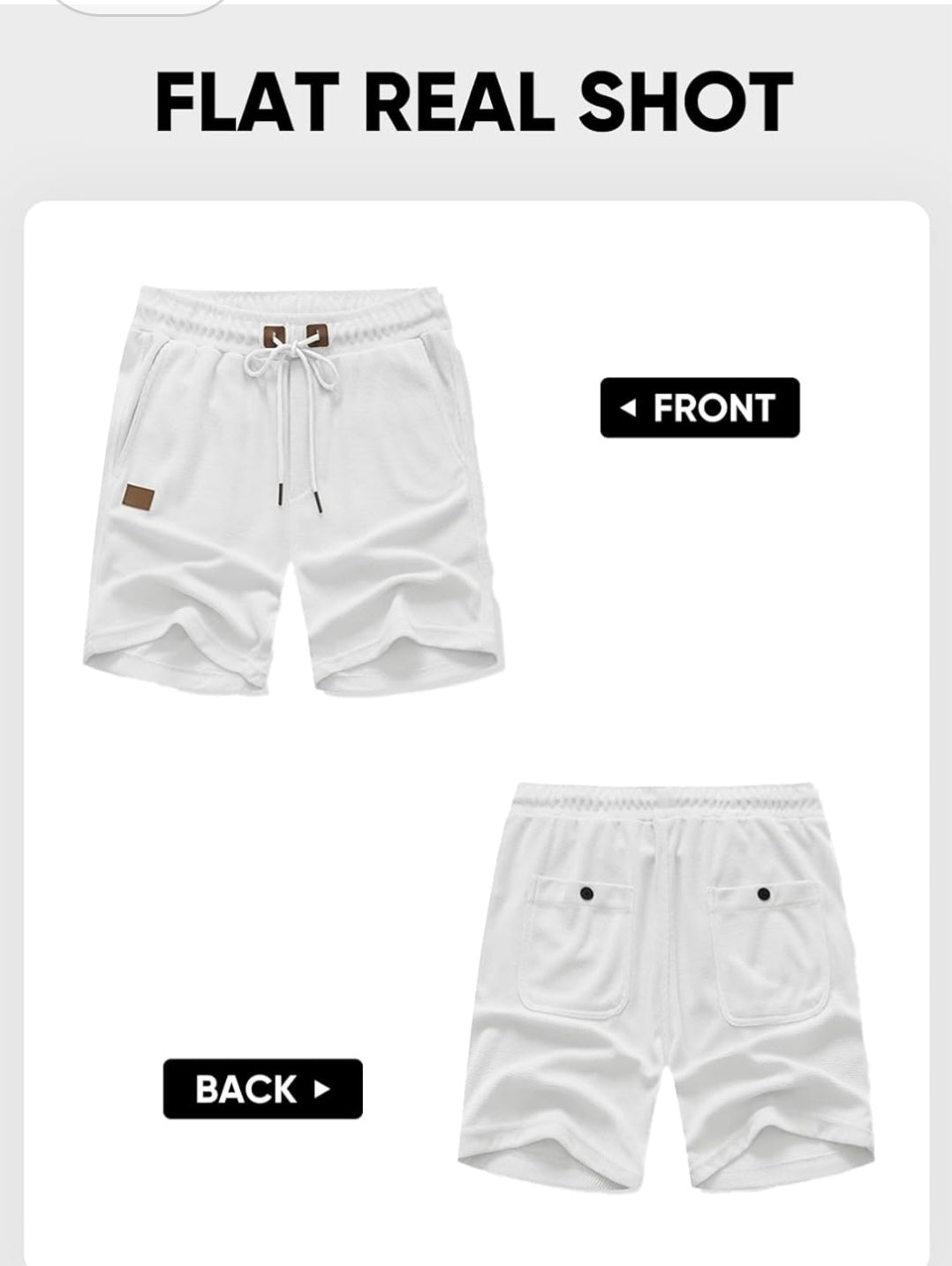 Men’s Premium Waffle Knit Shorts – Regular Fit Dias Dazzling Discoveries